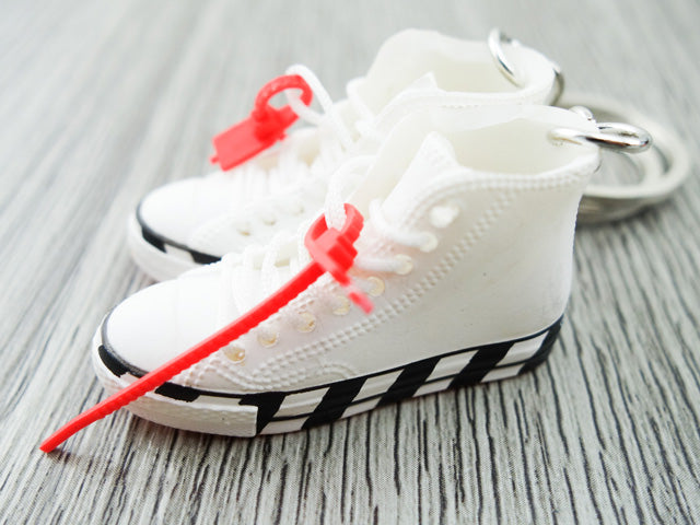Mini sneaker keychain 3D Converse OW - STRIPE