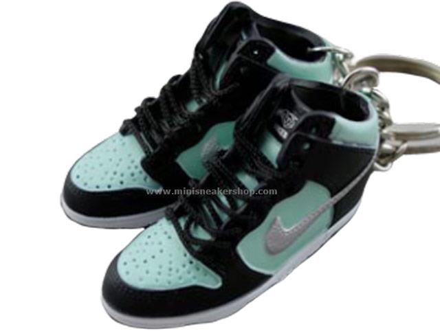 mini sneaker keychains Dunk High Diamond