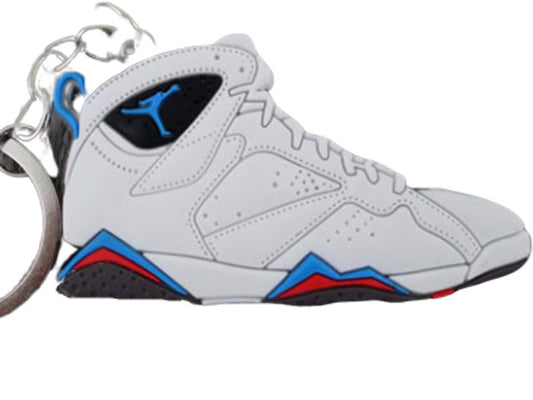 Flat Silicon Sneaker Keychain Jordan 7 - Orion