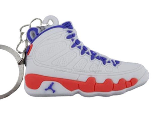 Flat Silicon Sneaker Keychain AJ 9 - Fontay Montana