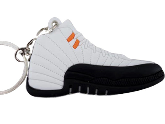 Flat Silicon Sneaker Keychain AJ 12 - Taxi