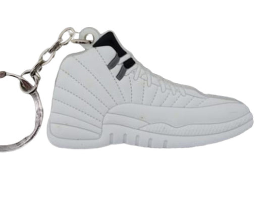 Flat Silicon Sneaker Keychain AJ 12 - Rising Sun