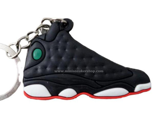 Flat Silicon Sneaker Keychain AJ 13 - Playoffs