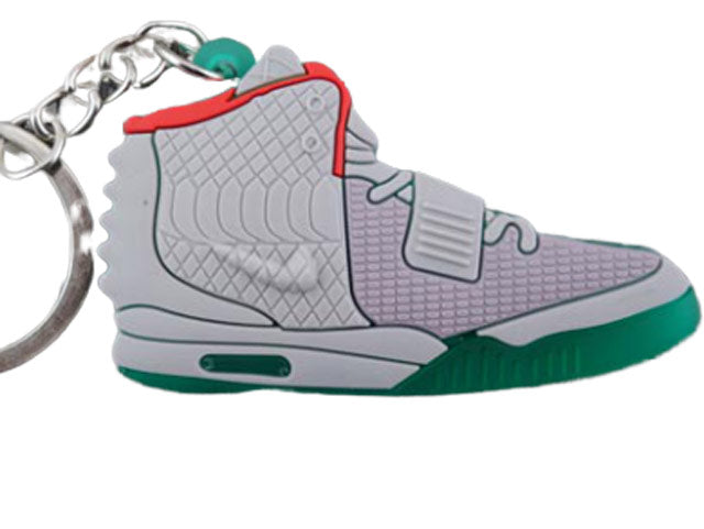 Flat Silicon Sneaker Keychain YZY 2 - NRG