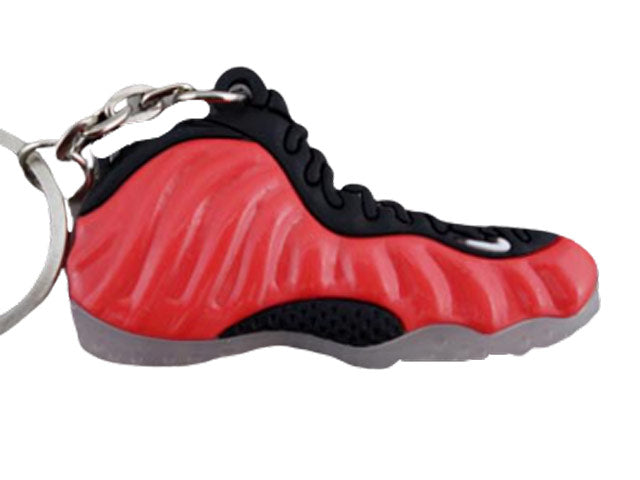 Flat Silicon Sneaker Keychain Foamposite 1 - Peach