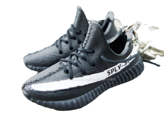 Mini Sneaker Keychains YZY  Black and White