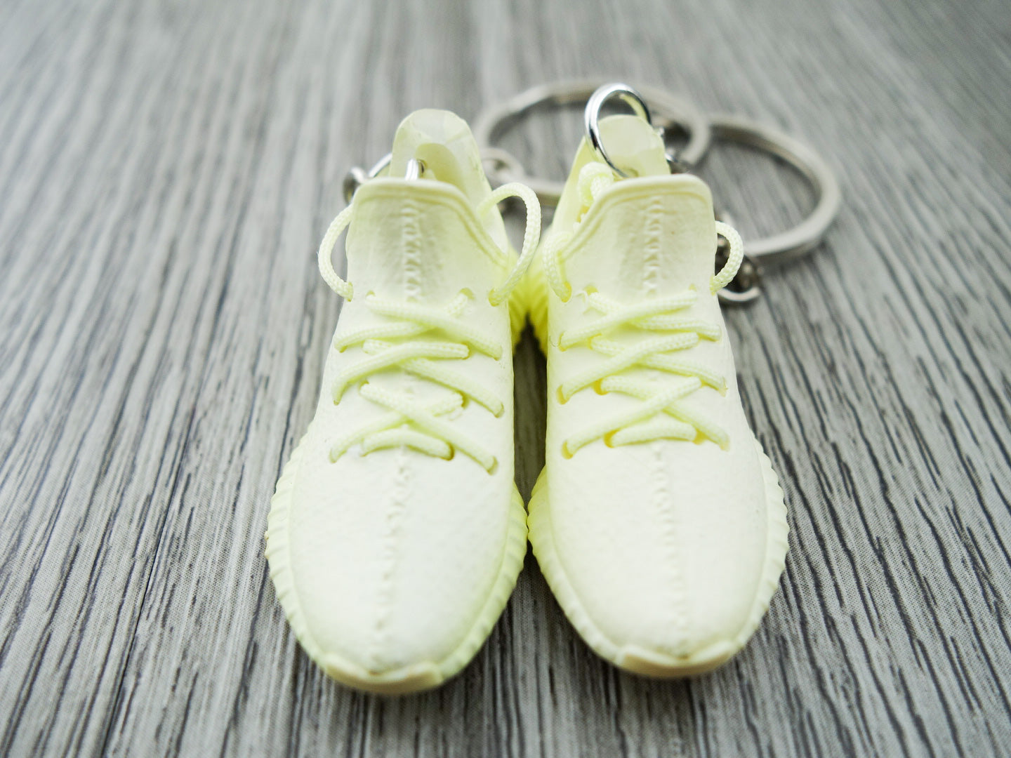 Mini Sneaker Keychains YZY - Ice Yellow