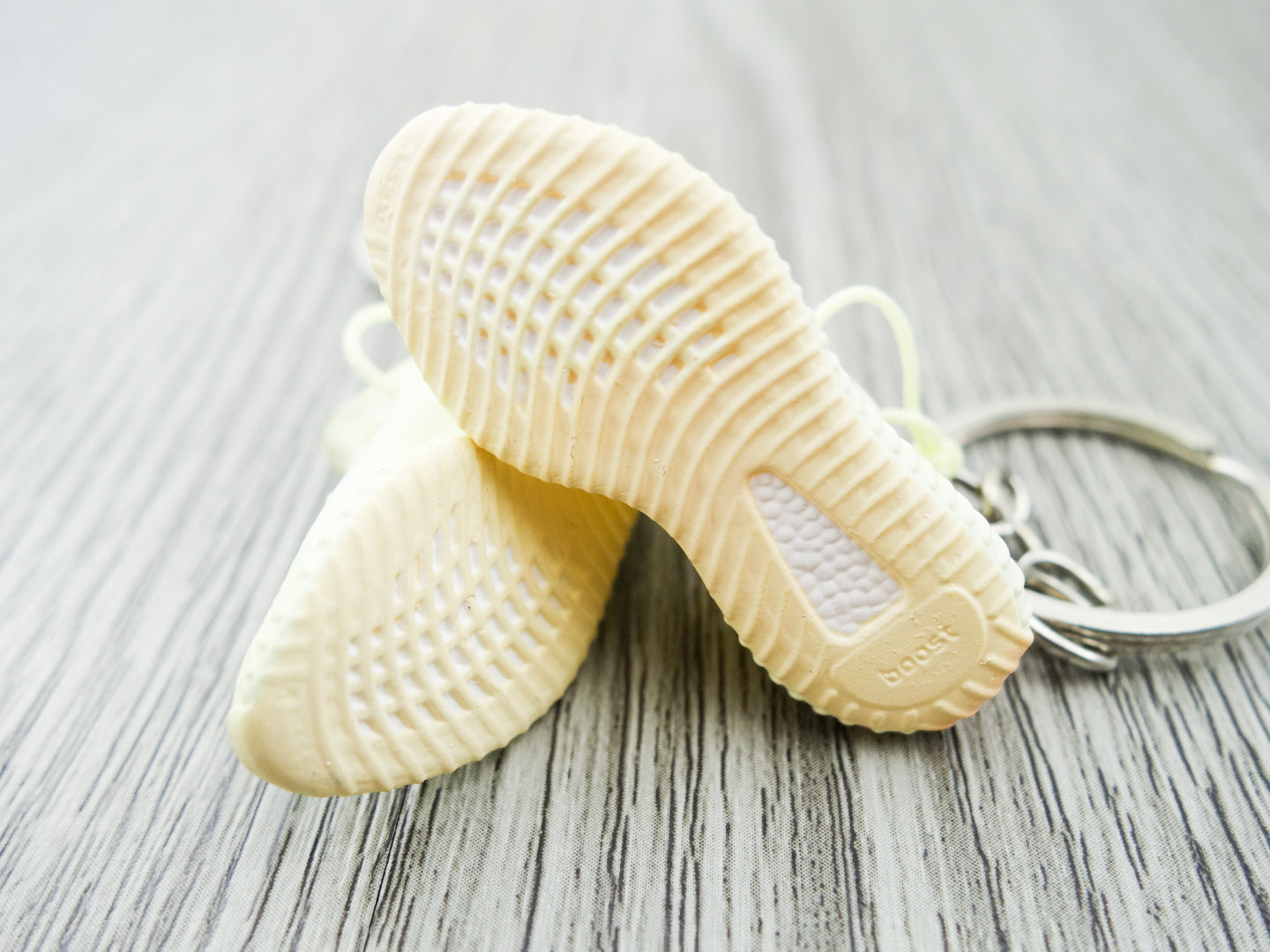 Mini Sneaker Keychains YZY - Ice Yellow