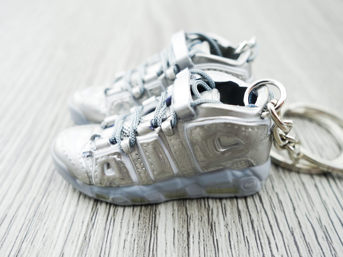 Mini 3D sneaker keychains Air Up Tempo - SILVER