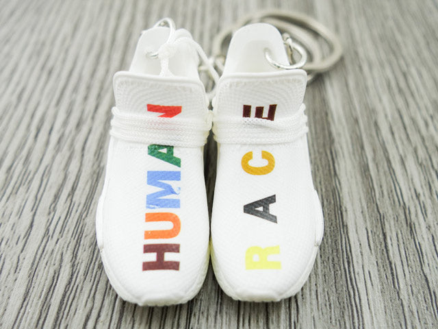 Mini sneaker keychain 3D Pharrell - Human Race - Multi