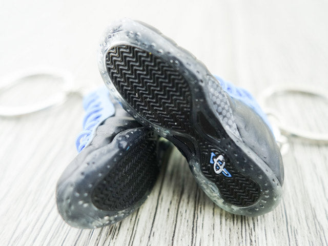 Mini sneaker keychain 3D Foam - Blue/Black