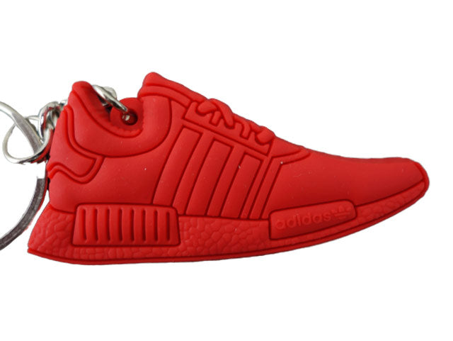 Flat Silicon Sneaker Keychain Adidas NMD RED