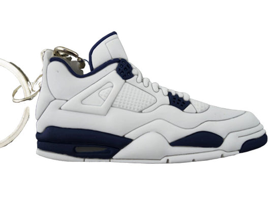 Flat Silicon Sneaker AJ4 - White Navy