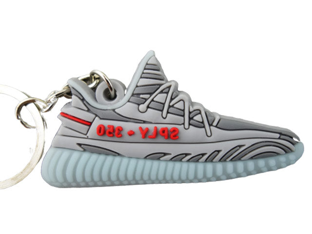 Flat Silicon Sneaker Keychain YZY 350 V.2 Blue Tint