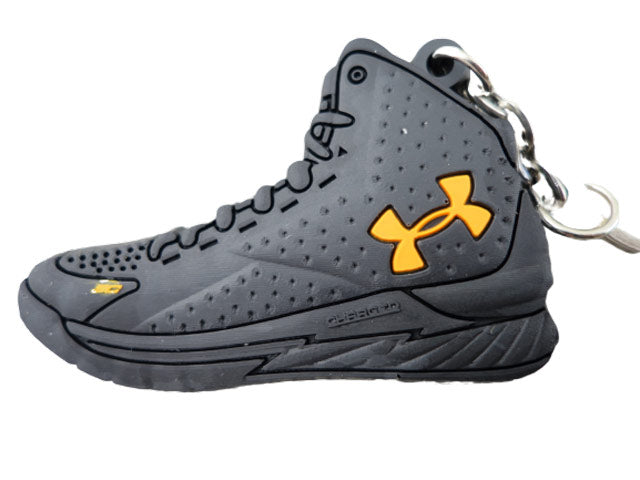 Flat Silicon UA - Steph Curry - Black Orange