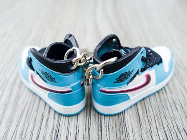 Mini sneaker keychain 3D Air Jordan 1 - South Beach