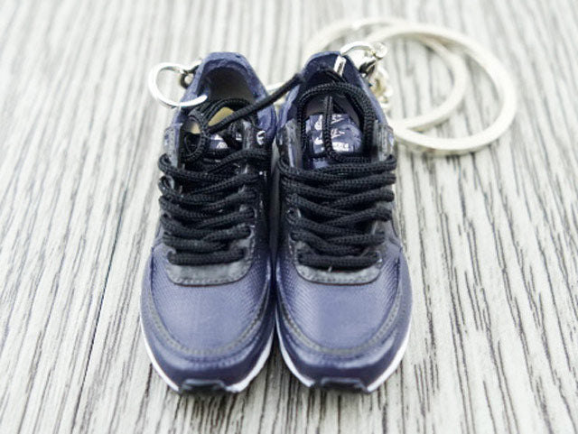 Mini 3D sneaker keychains Waffle x SACAI - Black