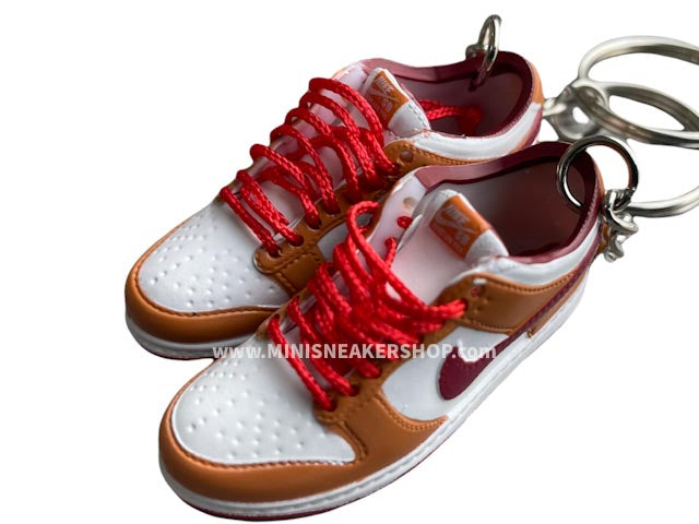 Mini sneaker keychains Dunk Low Bronze Eclipse