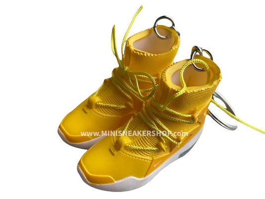 Mini 3D sneaker keychains FEAR OF GOD Yellow