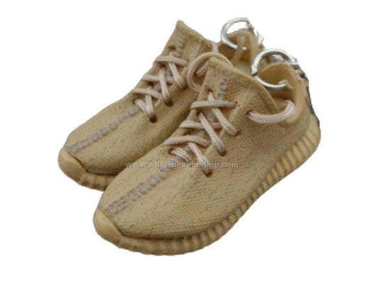 Mini Sneaker Keychains YZY  - Tan