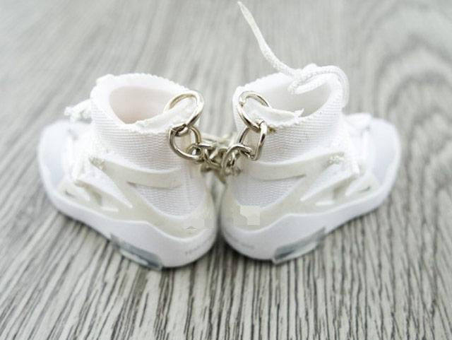 Mini 3D sneaker keychains FEAR OF GOD White