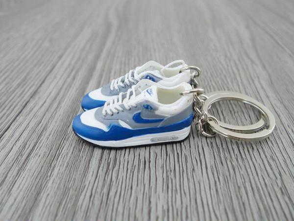 mini 3D sneaker keychains Air Max 1 - OG Sport Blue (1987)