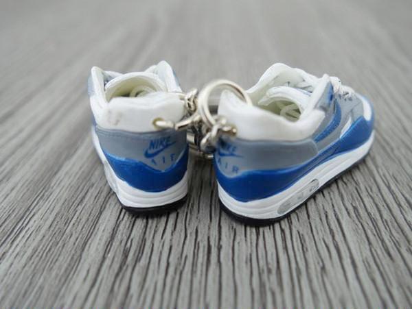 mini 3D sneaker keychains Air Max 1 - OG Sport Blue (1987)