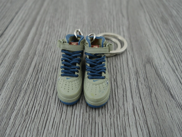 mini sneaker keychains Air Force One Tuskegee