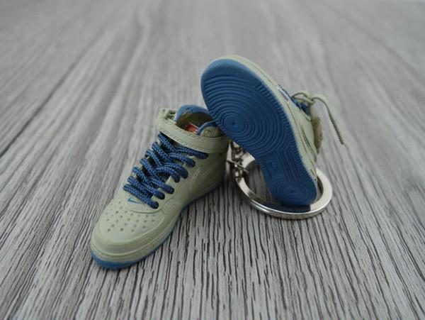 mini sneaker keychains Air Force One Tuskegee