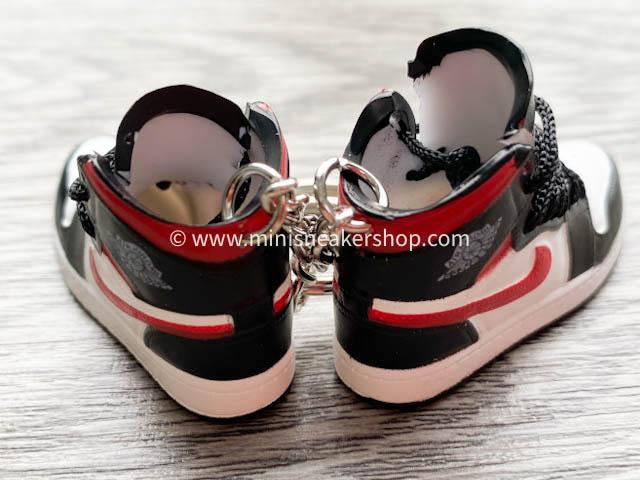 Mini sneaker keychain 3D Air Jordan 1 - Star Fish Orange