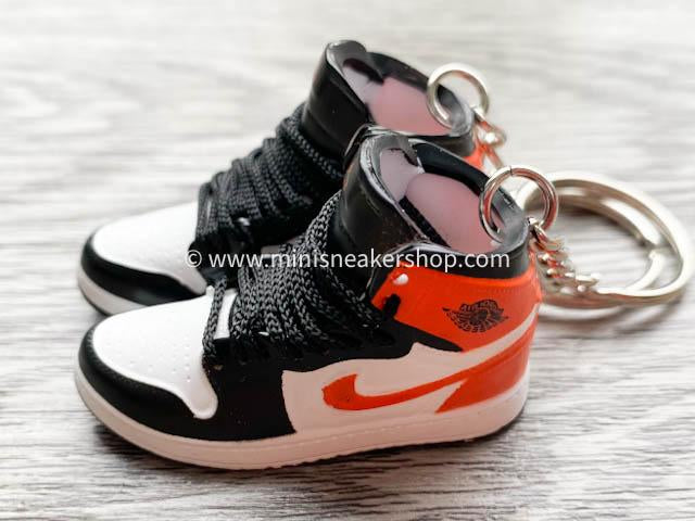 Mini sneaker keychain 3D Air Jordan 1 - Star Fish Orange
