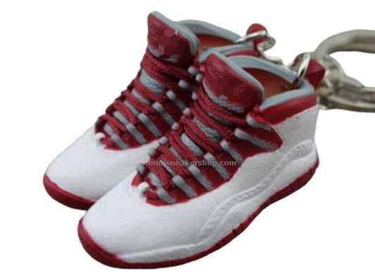 Mini Sneaker Keychains AJ 10 - Retro Cherry (2005)