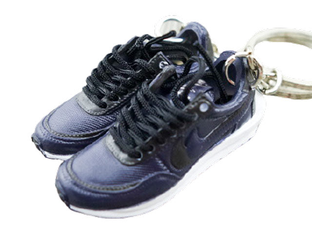 Mini 3D sneaker keychains Waffle x SACAI - Black