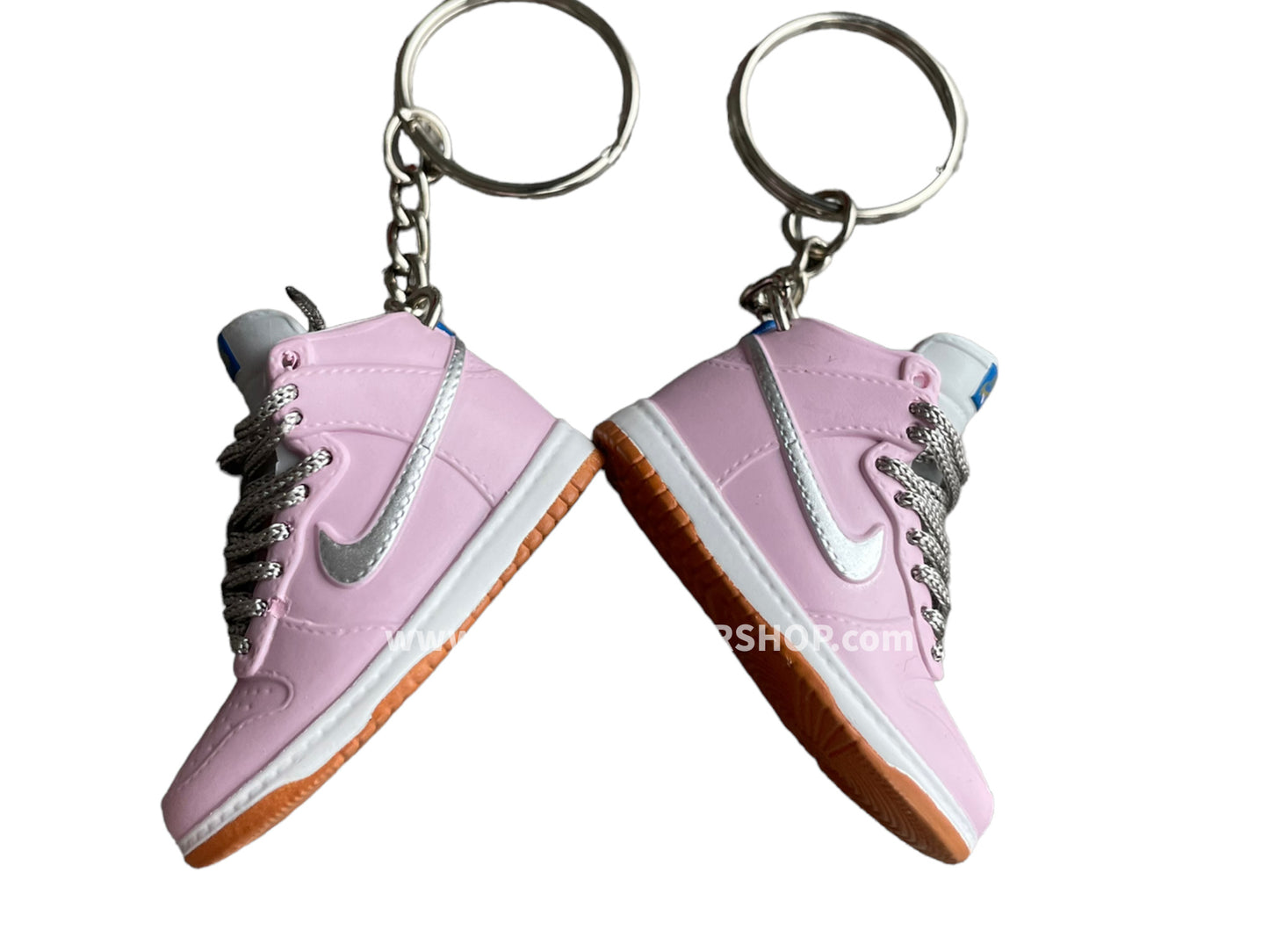 Mini sneaker keychain 3D Dunk - Pink Oxford
