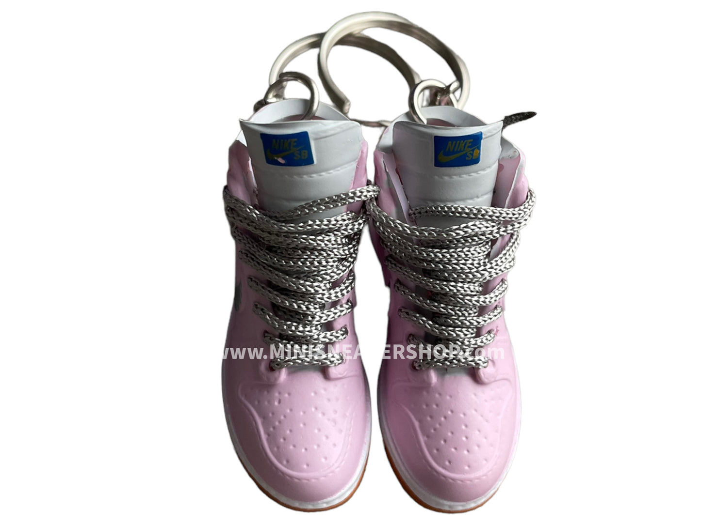 Mini sneaker keychain 3D Dunk - Pink Oxford
