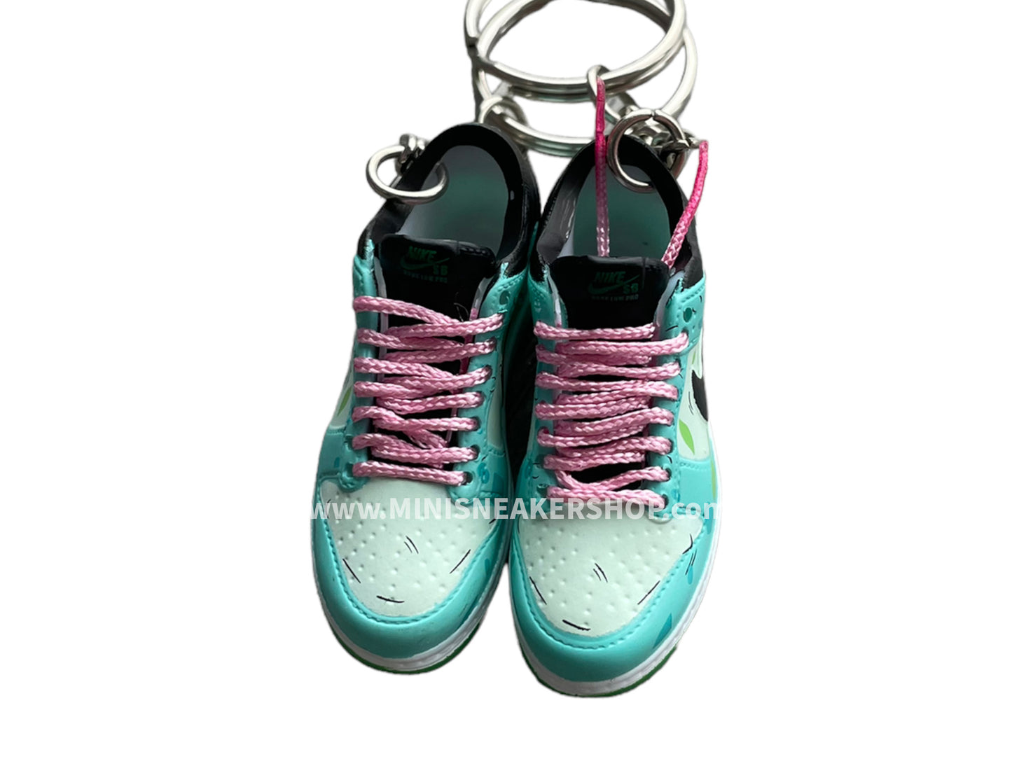 Mini sneaker keychain 3D Dunk - South Beach