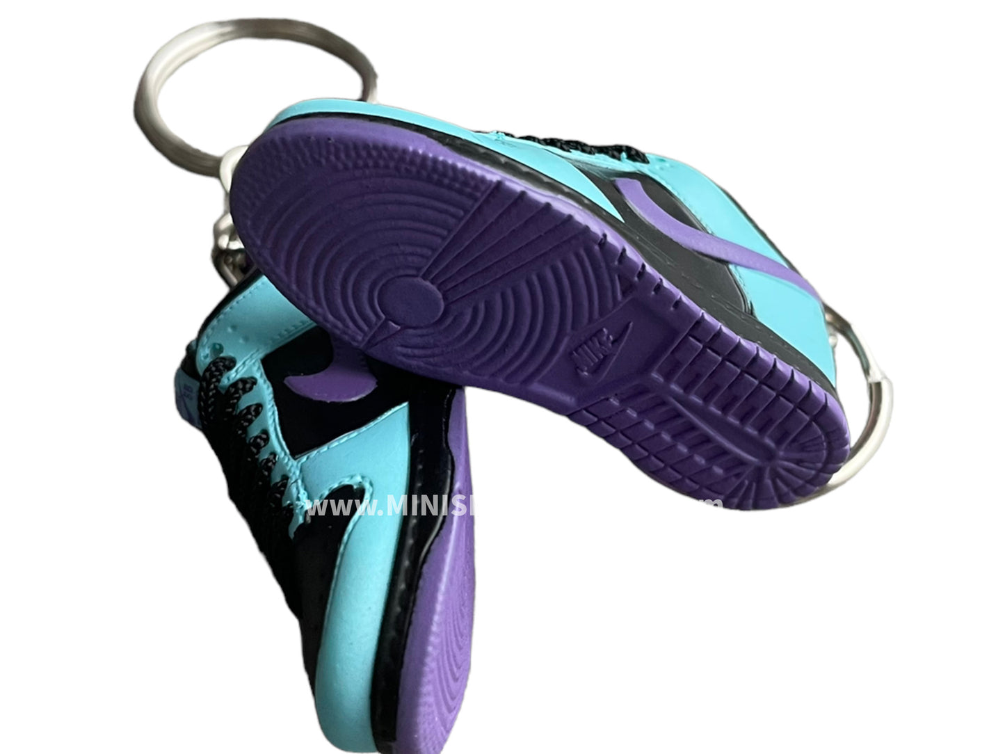 Mini sneaker keychain 3D Dunk - Charlotte
