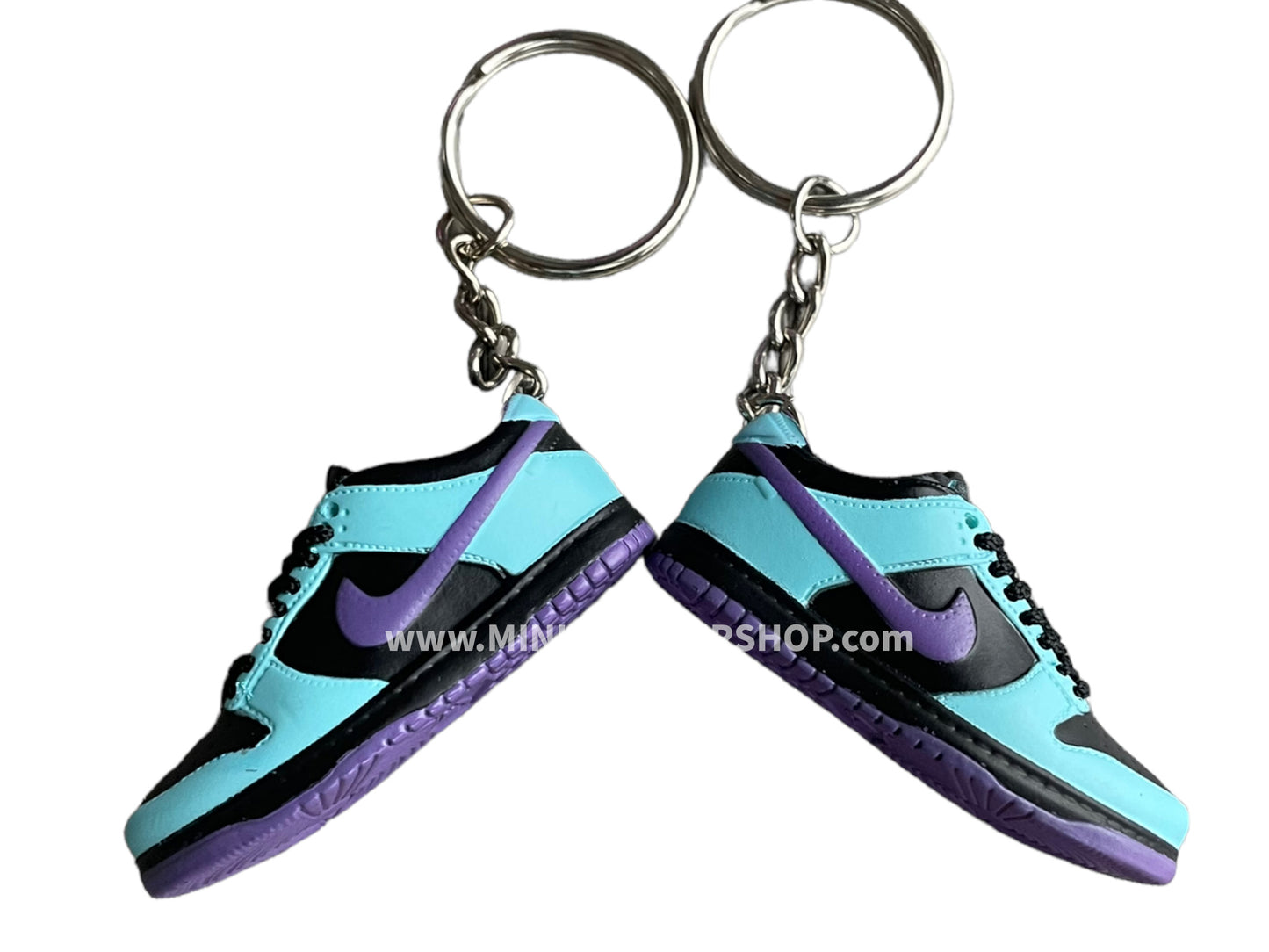 Mini sneaker keychain 3D Dunk - Charlotte