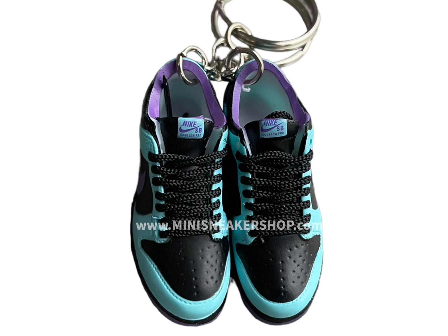 Mini sneaker keychain 3D Dunk - Charlotte