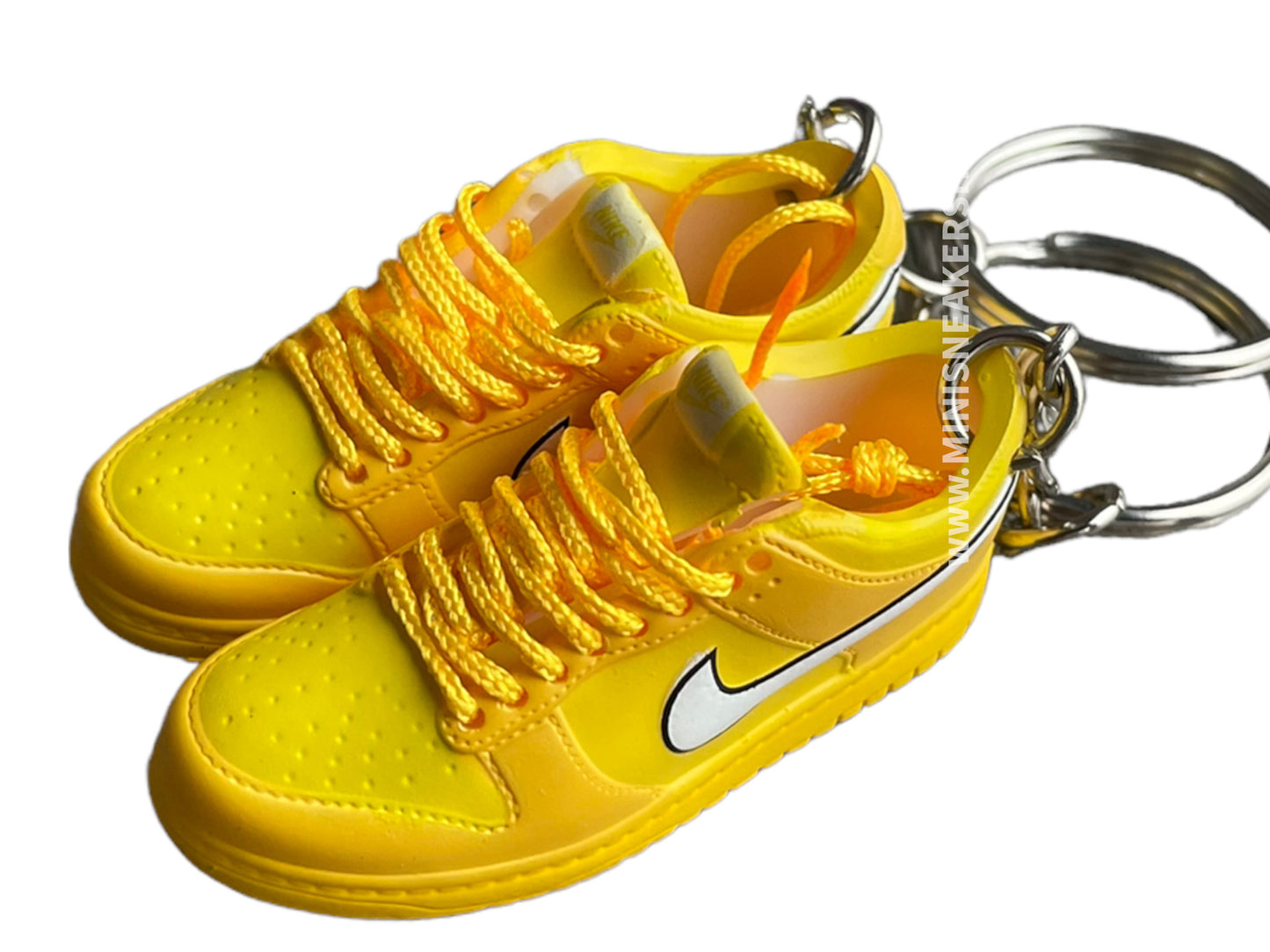 Mini sneaker keychain 3D Dunk - Yellow