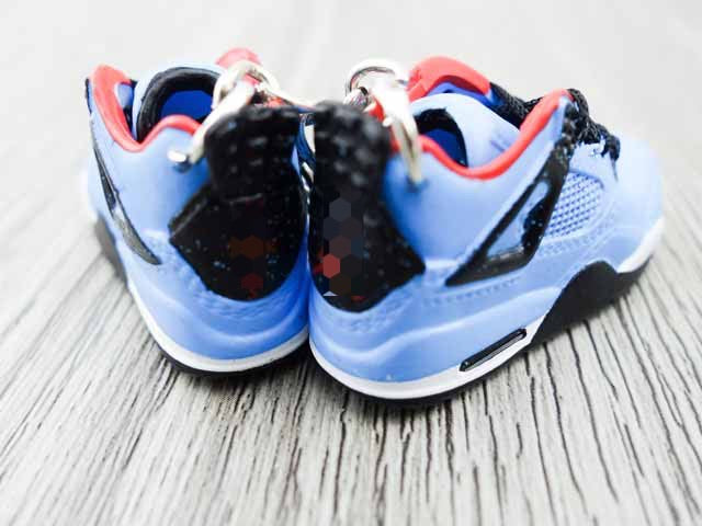 Mini sneaker keychain 3D AJ 4 x Travis - Cactus J