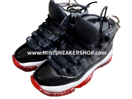 Mini 3D sneaker keychains AJ 11 Playoffs