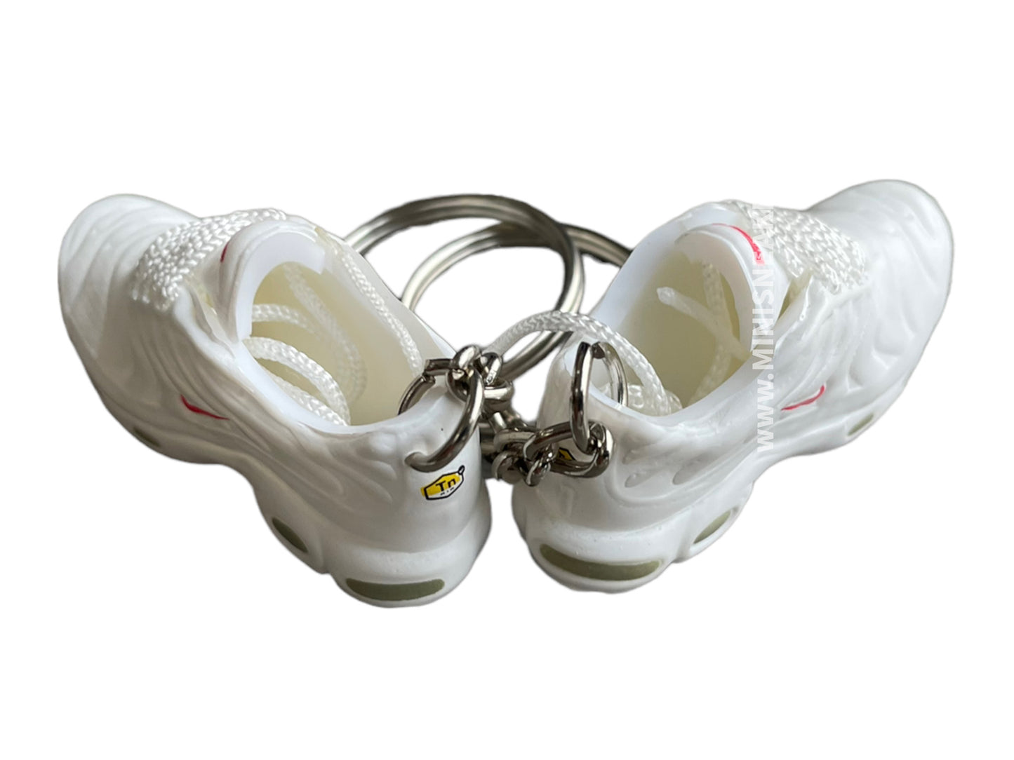 mini 3D sneaker keychains TN - white