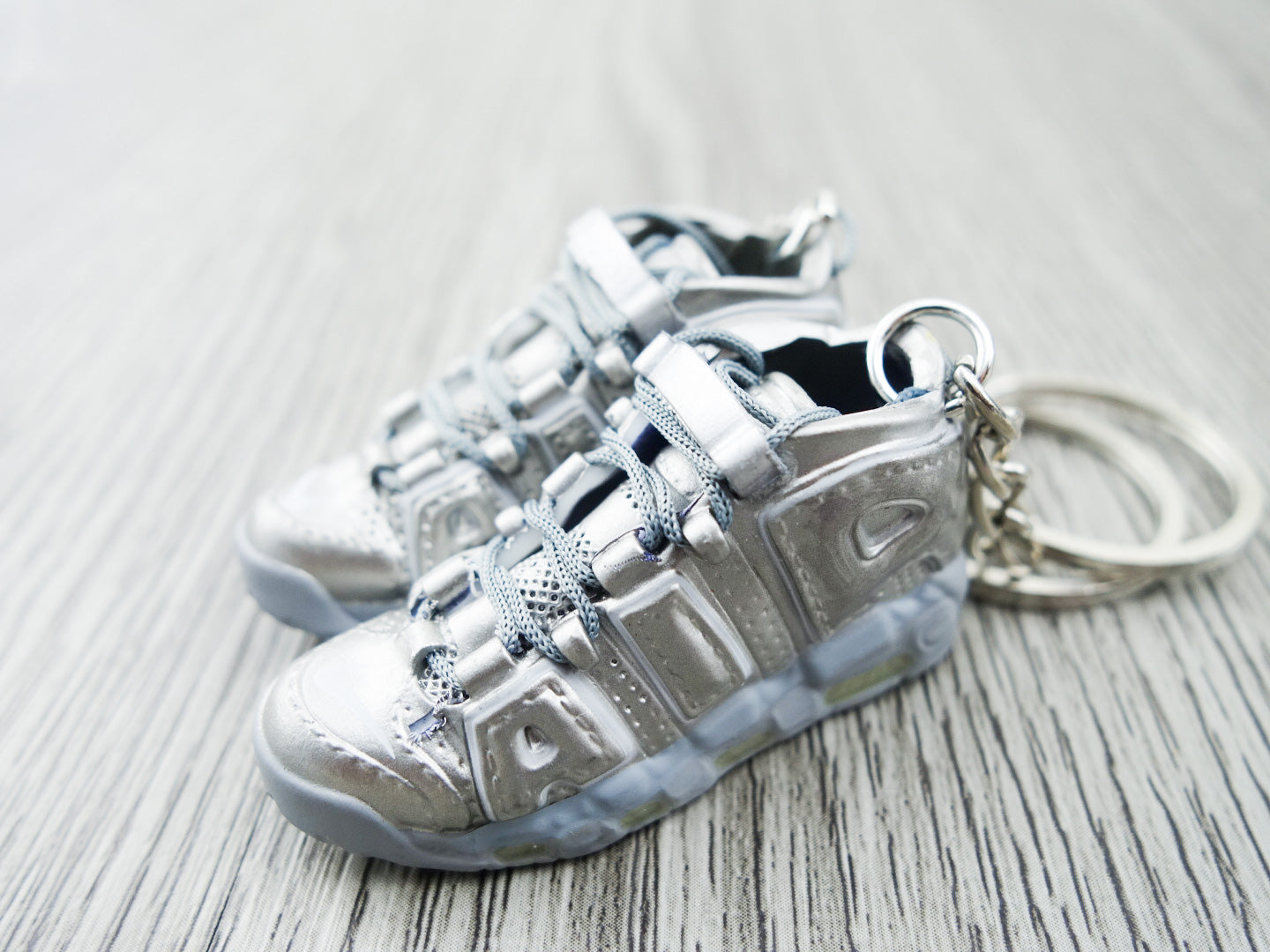Mini 3D sneaker keychains Air Up Tempo - SILVER