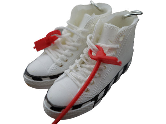Mini sneaker keychain 3D Converse OW - STRIPE