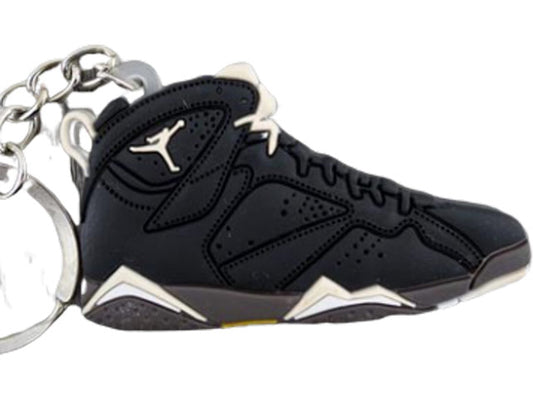 Flat Silicon Sneaker Keychain Jordan 7 - Retro Chambray