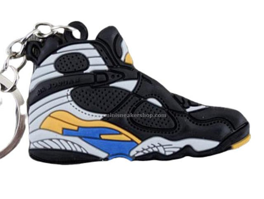 Flat Silicon Sneaker Keychain Jordan 8 - Phoenix