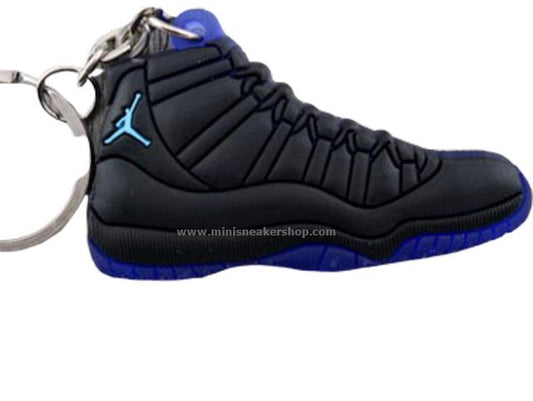 Flat Silicon Sneaker Keychain Jordan 11 - Gamma Blue
