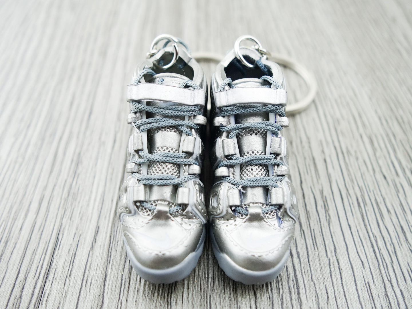 Mini 3D sneaker keychains Air Up Tempo  - SILVER