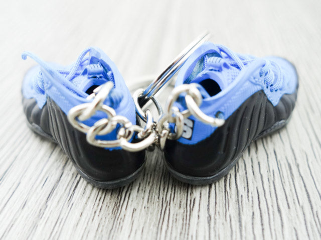 Mini sneaker keychain 3D Foam - Blue/Black